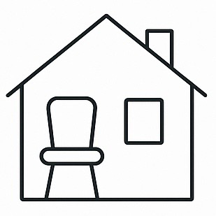 Symbol für Haushaltsauflösung und Wohnungsräumung