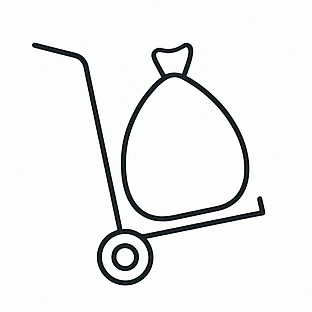 Das Symbol steht für die Abholung und umweltgerechte Entsorgung von alten Möbeln – schnell, zuverlässig und direkt aus Ihrer Wohnung oder Ihrem Büro.